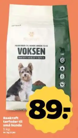 Netto RAAKRAFT terfoder til små hunde tilbud