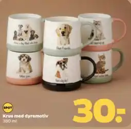 Netto Krus med dyremotiv tilbud