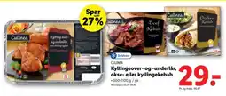 Lidl CULINEA Kyllingeover- og -underlår, okse- eller kyllingekebab tilbud