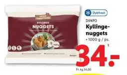 Lidl DANPO Kyllinge- nuggets tilbud