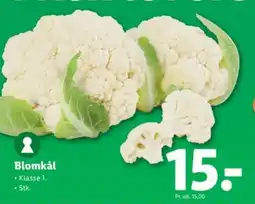 Lidl Blomkål tilbud