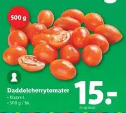Lidl Daddelcherrytomater tilbud