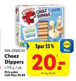 Lidl DEN LEENDE KO Cheez Dippers tilbud