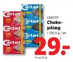 Lidl CARLETTI Choko- pålæg tilbud