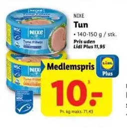 Lidl NIXE Tun tilbud