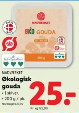 Lidl MADVÆRKET Økologisk Gouda tilbud