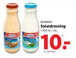 Lidl MCENNEDY Salatdressing tilbud