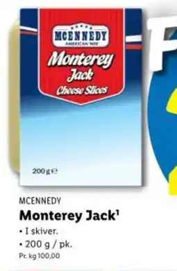 Lidl MCENNEDY Monterey Jack' tilbud