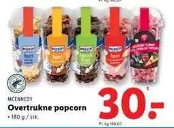 Lidl MCENNEDY Overtrukne popcorn tilbud