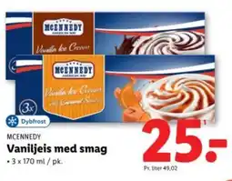 Lidl MCENNEDY Vaniljeis med smag tilbud
