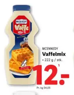Lidl MCENNEDY Vaffelmix tilbud