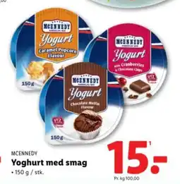 Lidl MCENNEDY Yoghurt med smag tilbud