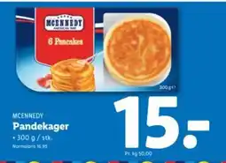 Lidl MCENNEDY Pandekager tilbud