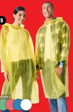 Lidl Regnponcho: Onesize tilbud