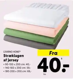 Lidl LIVARNO HOME Stræklagen af jersey tilbud
