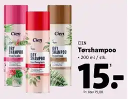 Lidl CIEN Tørshampoo tilbud