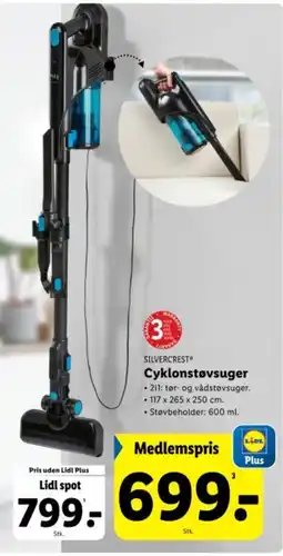 Lidl SILVERCREST Cyklonstøvsuger tilbud