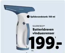 Lidl SILVERCREST Batteridreven vinduesrenser tilbud