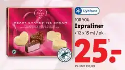 Lidl FOR YOU Ispraliner tilbud