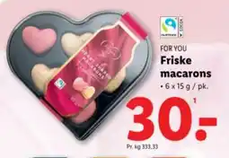 Lidl FOR YOU Friske macarons tilbud
