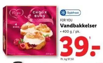 Lidl FOR YOU Vandbakkelser tilbud
