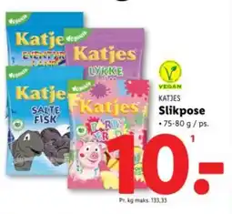 Lidl Katjes Slikpose tilbud