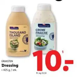 Lidl GRAASTEN Dressing tilbud