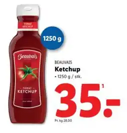Lidl BEAUVAIS Ketchup tilbud