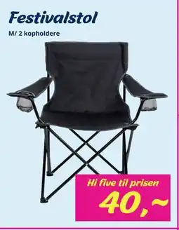 Hi five Festivalstol tilbud