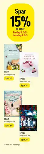 Føtex Spar 15% på bøger tilbud