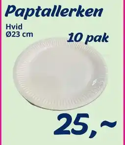 Hi five Paptallerken tilbud
