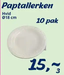 Hi five Paptallerken tilbud