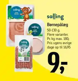 Føtex Børnepålæg tilbud