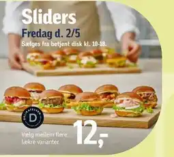 Føtex Sliders tilbud
