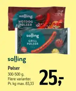 Føtex Pølser tilbud