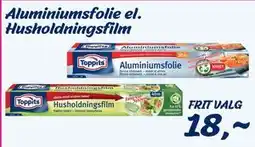 Hi five Aluminiumsfolie el. Husholdningsfilm tilbud
