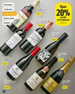 Føtex Spar 20% på alle små vinflasker tilbud
