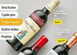 Føtex Rioja Bordón Crianza tilbud