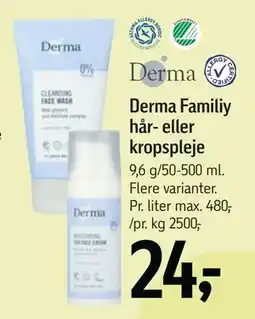 Føtex Derma Familiy hår- eller kropspleje tilbud