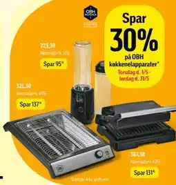 Føtex Spar 30% på OBH køkkenelapparater tilbud