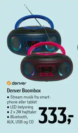 Føtex Denver Boombox tilbud