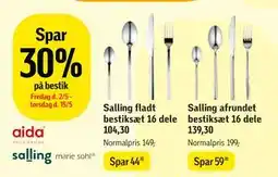 Føtex Spar 30% på bestik tilbud