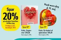 Føtex Spar 20% på udvalgte Smartbox til Mors dag tilbud
