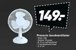 Bilka Prosonic bordventilator tilbud