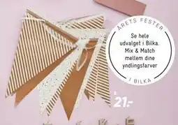 Bilka Guirlande med vimpelflag tilbud