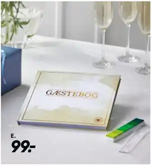 Gæstebog med stempel