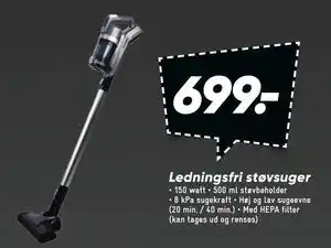 Ledningsfri støvsuger