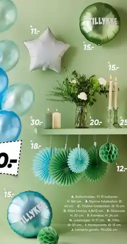 Bilka Tillykke folieballon tilbud