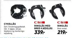 Bilka RINGLÅS MED BRED KÆDELÅS tilbud
