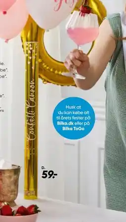 Bilka Konfettikanon tilbud
